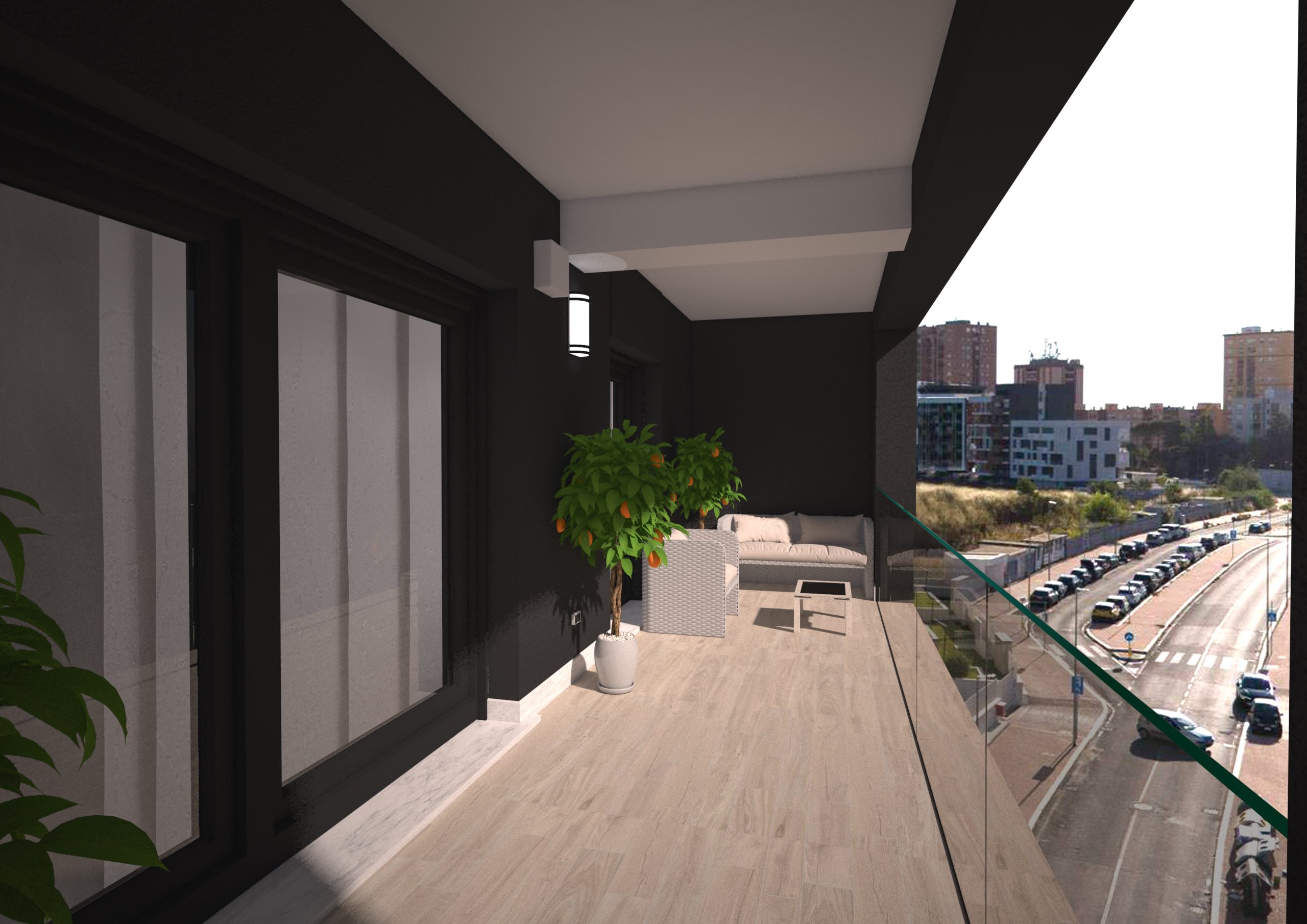 appartamento via monte gallo - balcone